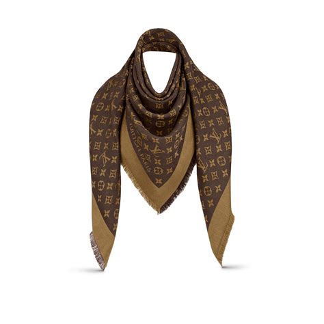 louis vuitton monogram shawl dune silk|Louis Vuitton denim scarf.